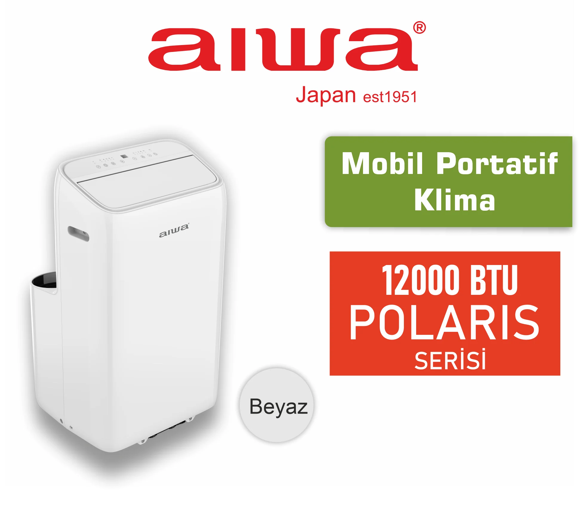 POLARIS 12000 BTU BEYAZ